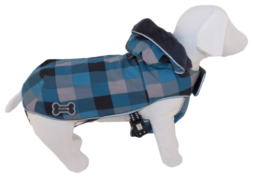Плащ для собак Ferribiella одежда Лихой сноубордист, мужской, синий, 24, длина спины 24 см