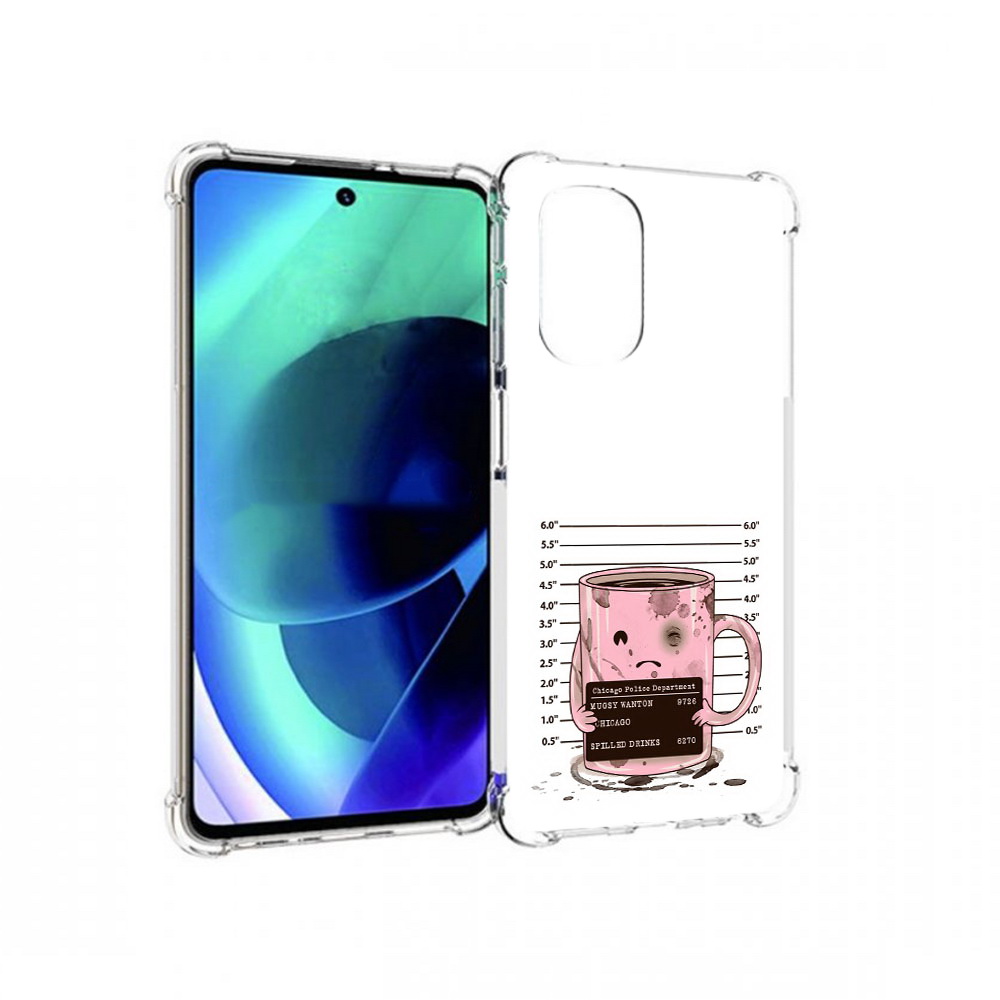 

Чехол MyPads Tocco для Motorola Moto G51 кружка (PT227078.365.420), Прозрачный, Tocco