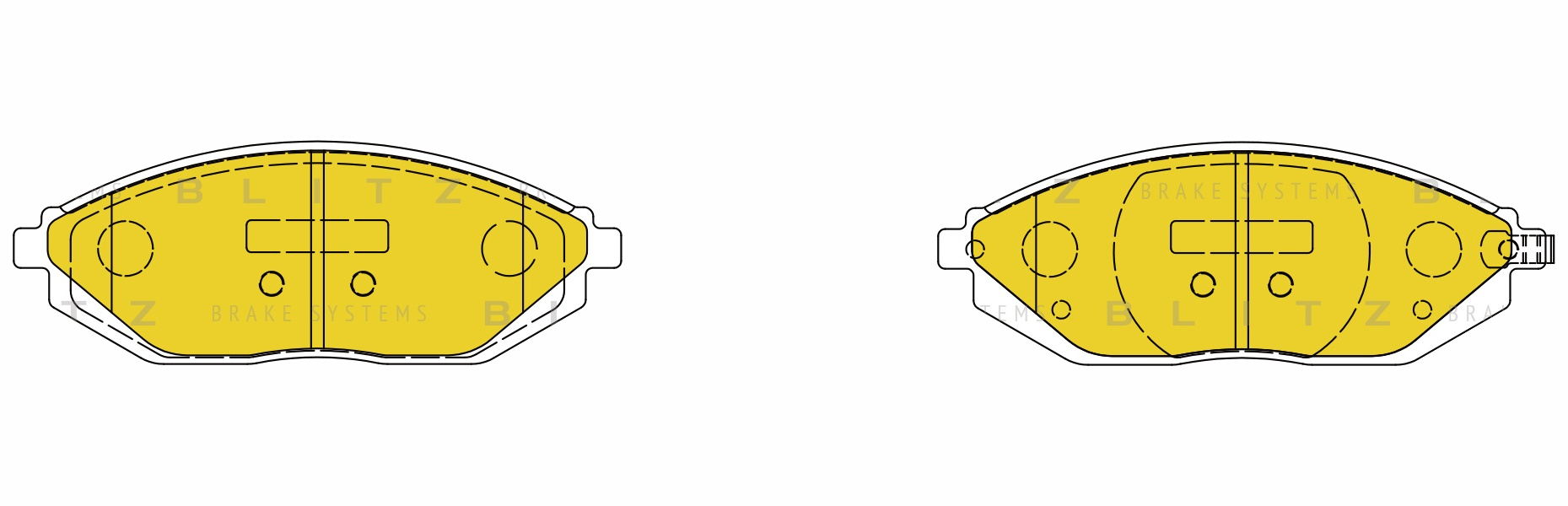 

Тормозные колодки BLITZ BB0569