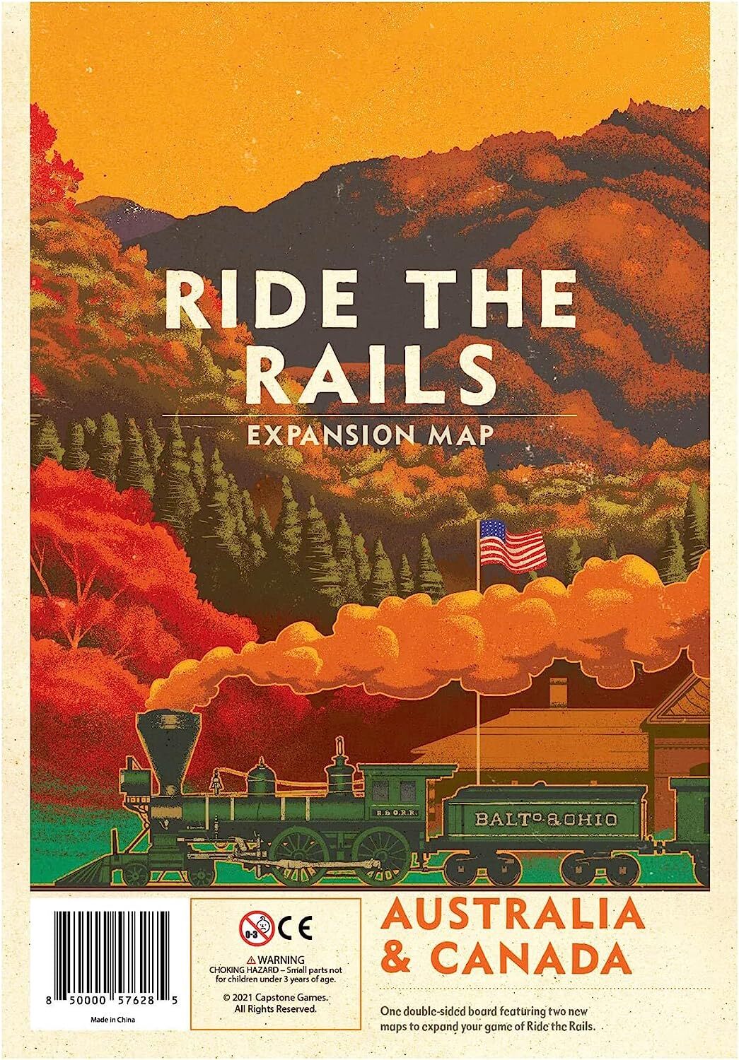 Настольная игра Capstone Games Ride the Rails Australia & Canada