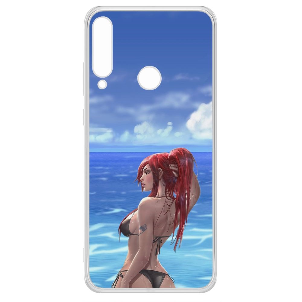 

Чехол-накладка Krutoff Clear Case Купальник женский для Huawei Y6P, Прозрачный