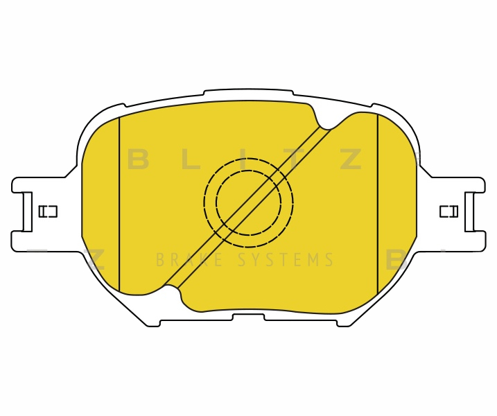 

Тормозные колодки BLITZ дисковые BB0581