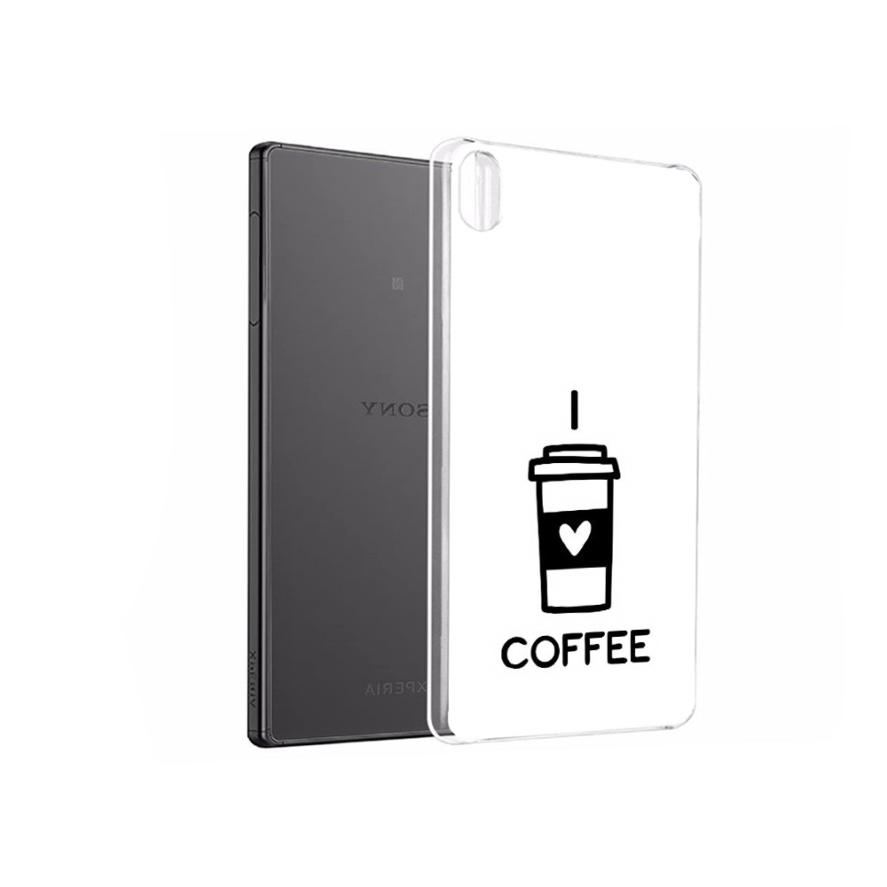 

Чехол MyPads Tocco для Sony Xperia X Performance Я люблю кофе (PT28977.239.206), Прозрачный, Tocco