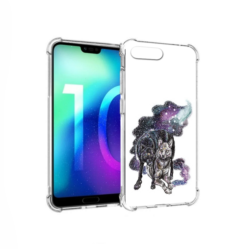 

Чехол MyPads Tocco для Huawei Honor 10 звездные волки (PT142657.34.352), Прозрачный, Tocco