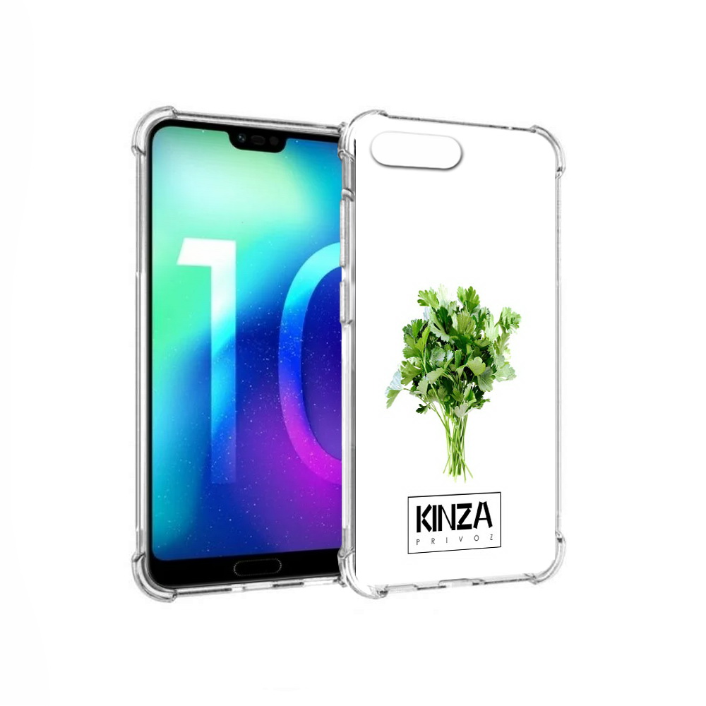 

Чехол MyPads Tocco для Huawei Honor 10 Бренд Кинза (PT142657.34.35), Прозрачный, Tocco