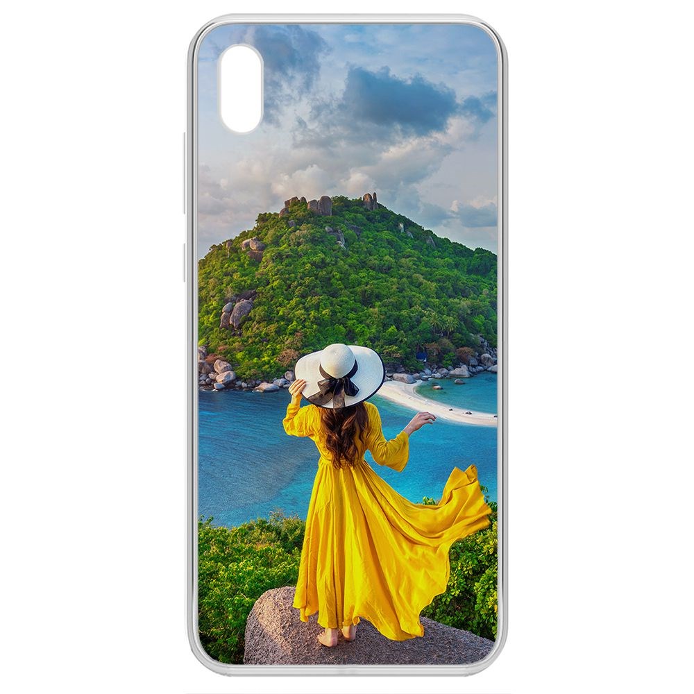 

Чехол-накладка Krutoff Clear Case Платье летнее женское для Huawei Y5 (2019), Прозрачный