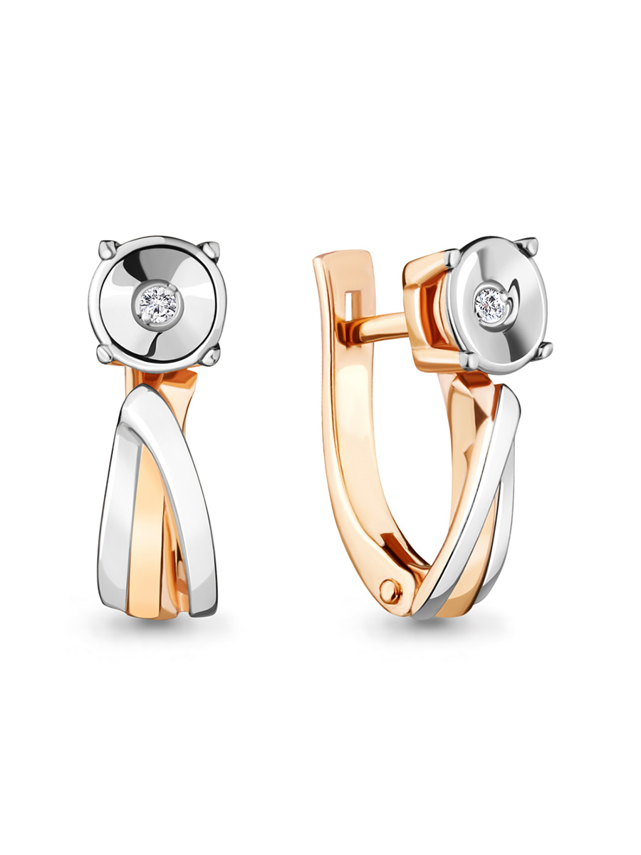 

Серьги из серебра с бриллиантом Aquamarine 040070_925_з, 040070_925_з