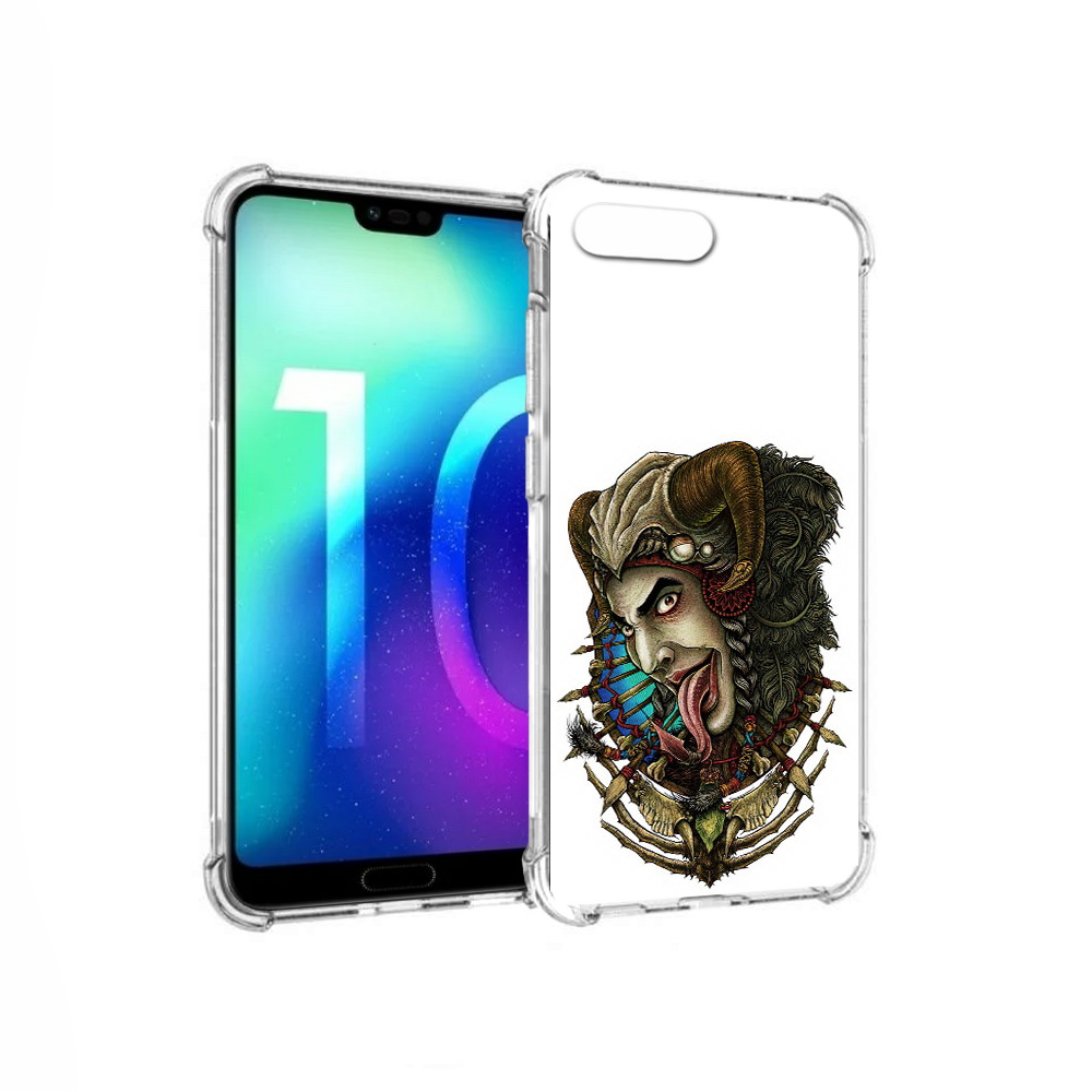 

Чехол MyPads Tocco для Huawei Honor 10 длинный язык (PT142657.34.330), Прозрачный, Tocco