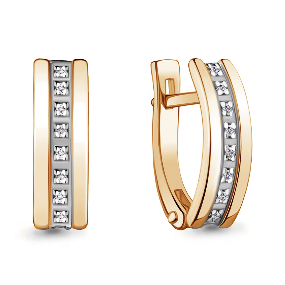 

Серьги из серебра с бриллиантом Aquamarine 040064_925_з, 040064_925_з