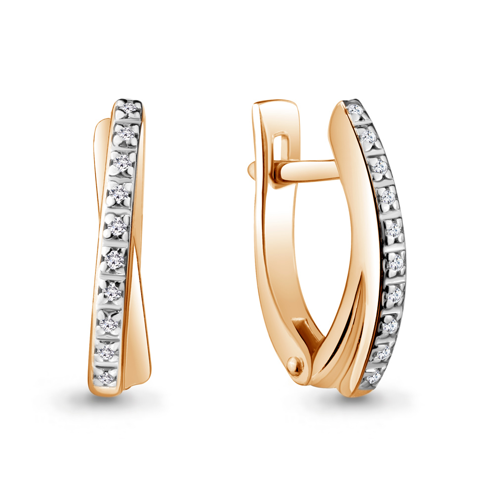 

Серьги из серебра с бриллиантом Aquamarine 040063_925_з, 040063_925_з