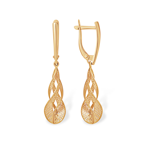 Серьги подвески из золота EFREMOV 585 С10010485