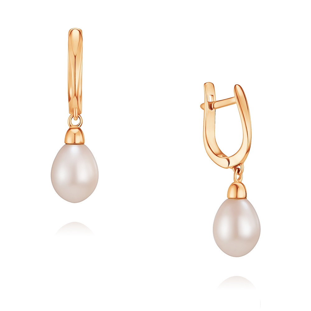 

Серьги из красного золота с жемчугом ADAMAS 24037759/01-А50-727, 24037759/01-А50-727