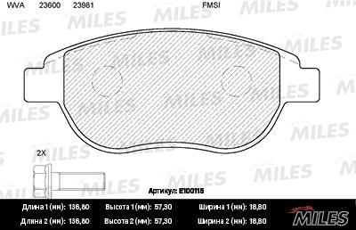 

Колодки торм.citroen c4/berlingo/fiat doblo/peugeot 307/partner пер.semimetallic
