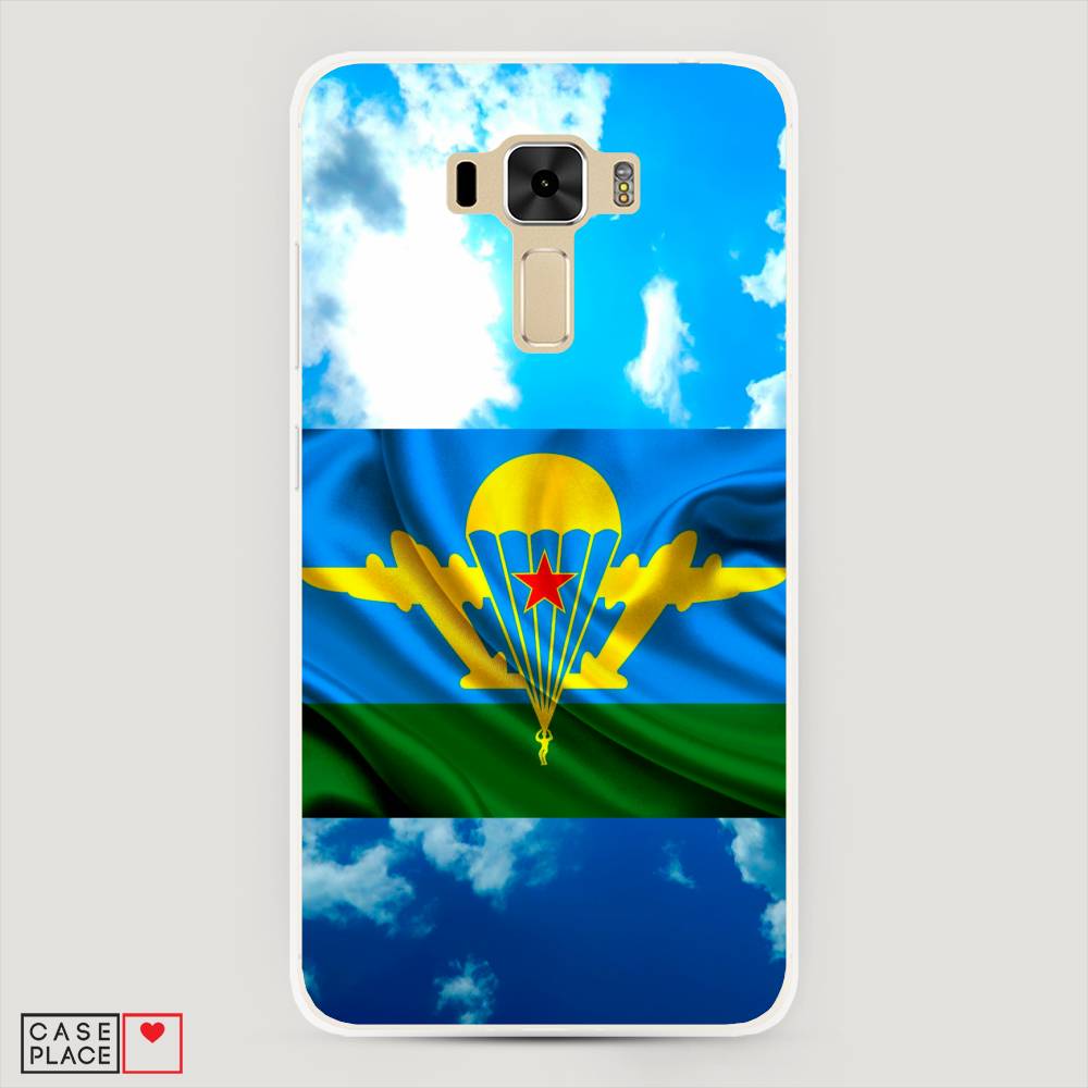 фото Чехол awog "вдв флаг в небесах" для asus zenfone 3 laser zc551kl