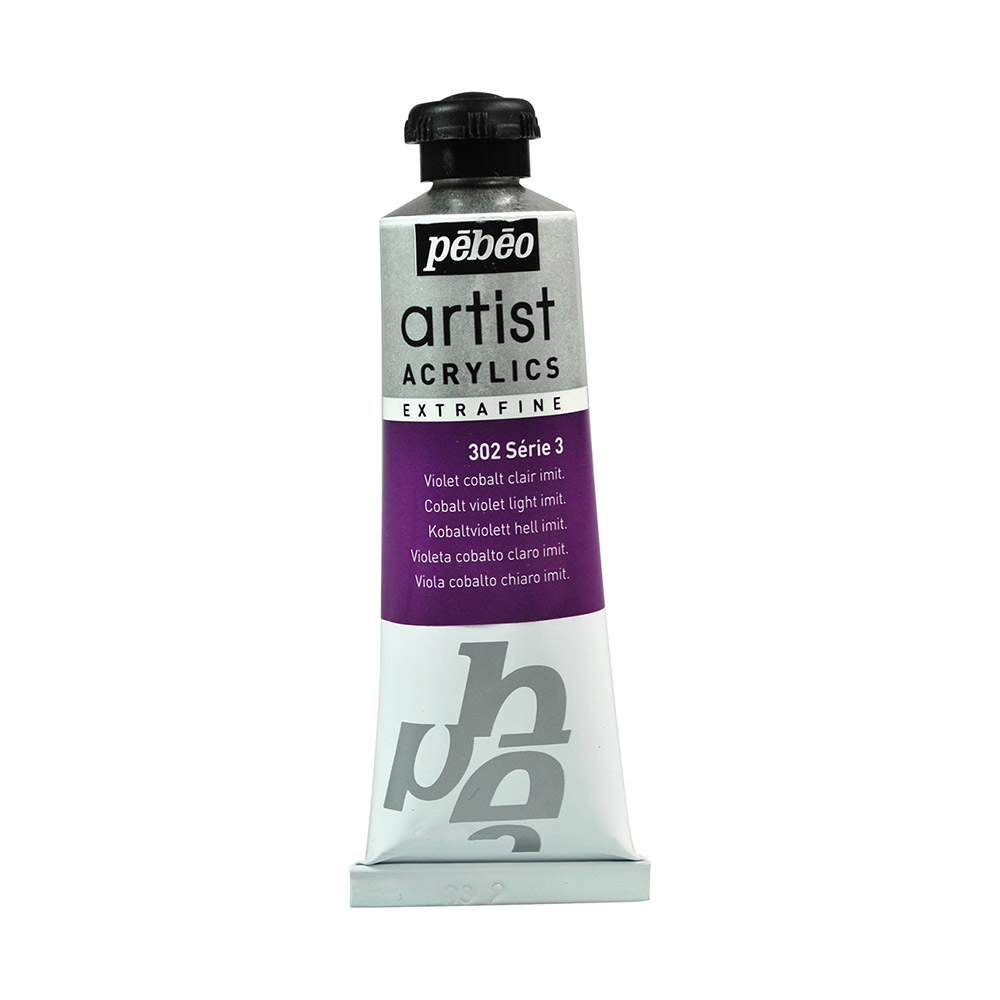 Краски акриловые PEBEO Artist Acrylics extra fine 3 37 мл 908-302 кобальт светло-фиолет 1034₽