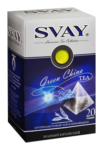 Чай зеленый Svay Green China в пирамидках 2 г х 20 шт