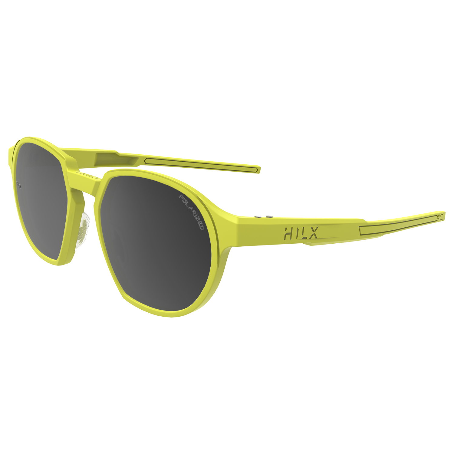 Солнцезащитные очки унисекс HILX Orion matt solid yellow/black polarized lens