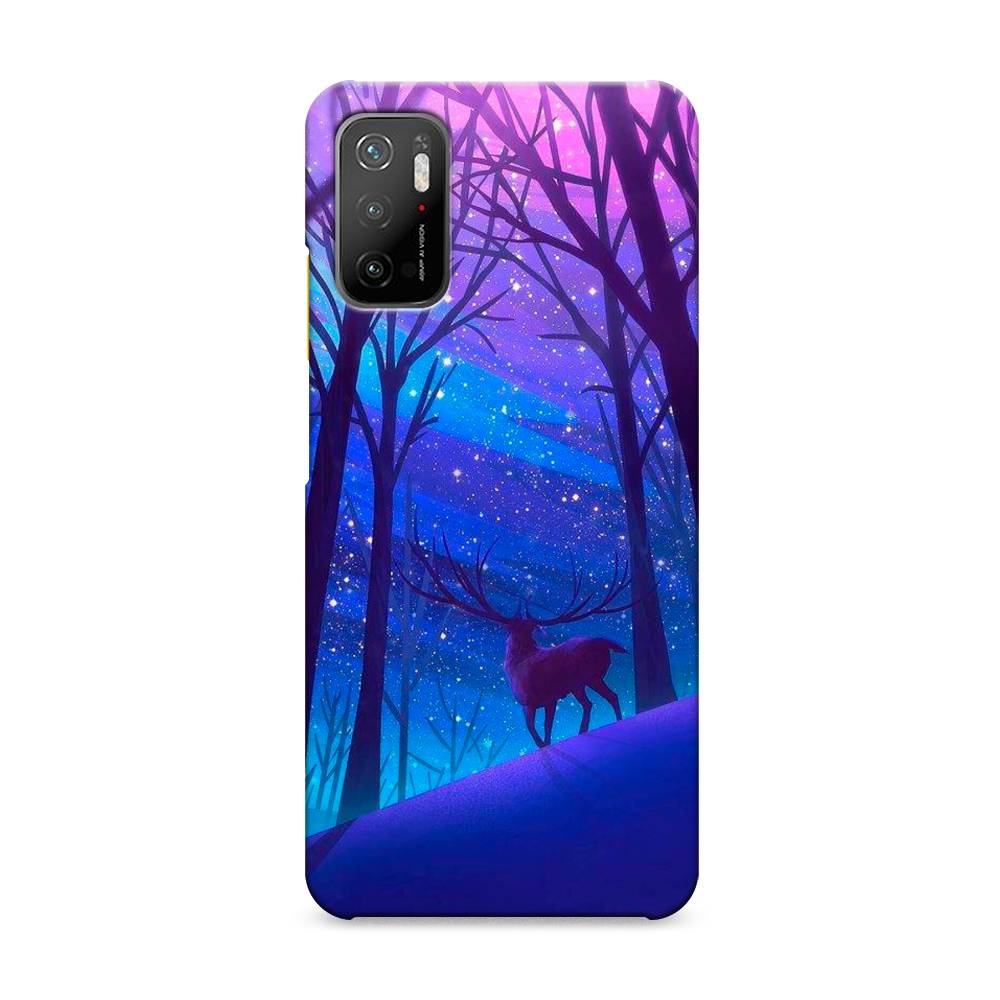 

Пластиковый чехол "Северный олень" на Xiaomi Poco M3 Pro, 311020-1