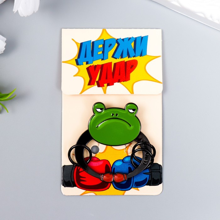 

Брелок унисекс NoBrand Лягуха-боксёр - Игры кончились, разноцветный, Лягуха-боксёр - Игры кончились