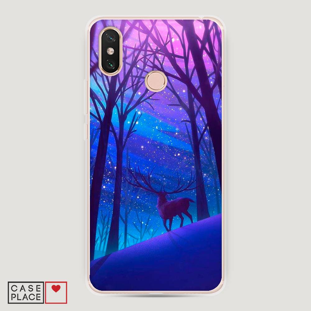 

Пластиковый чехол "Северный олень" на Xiaomi Mi Max 3