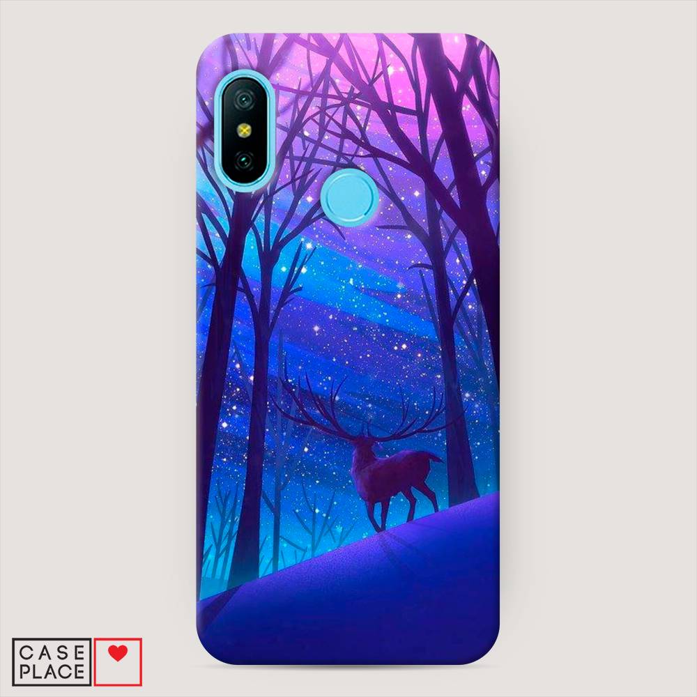 

Пластиковый чехол "Северный олень" на Xiaomi Mi A2 Lite, 34220-1