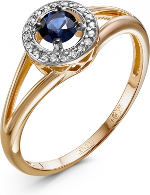 

Кольцо из красного золота с бриллиантом р. 17,5 Klondike 01-01823-01-109-01-02, 01-01823-01-109-01-02