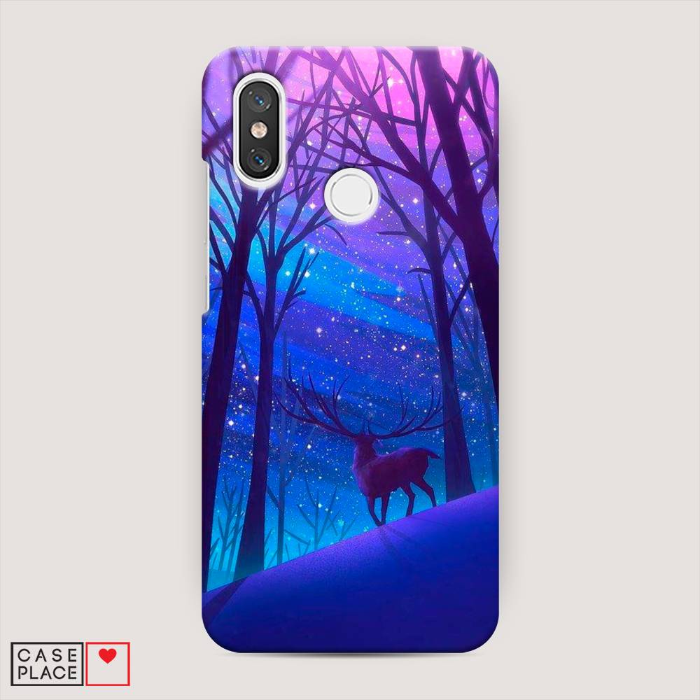 

Пластиковый чехол "Северный олень" на Xiaomi Mi 8, 33520-1