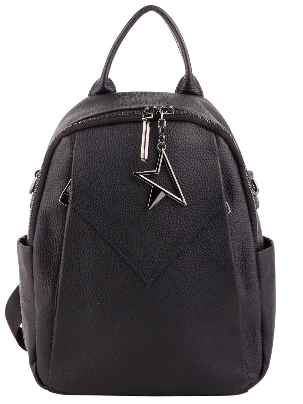 

Рюкзак женский HELENA SHINE 1110 черный, 30х23х11 см, 1110