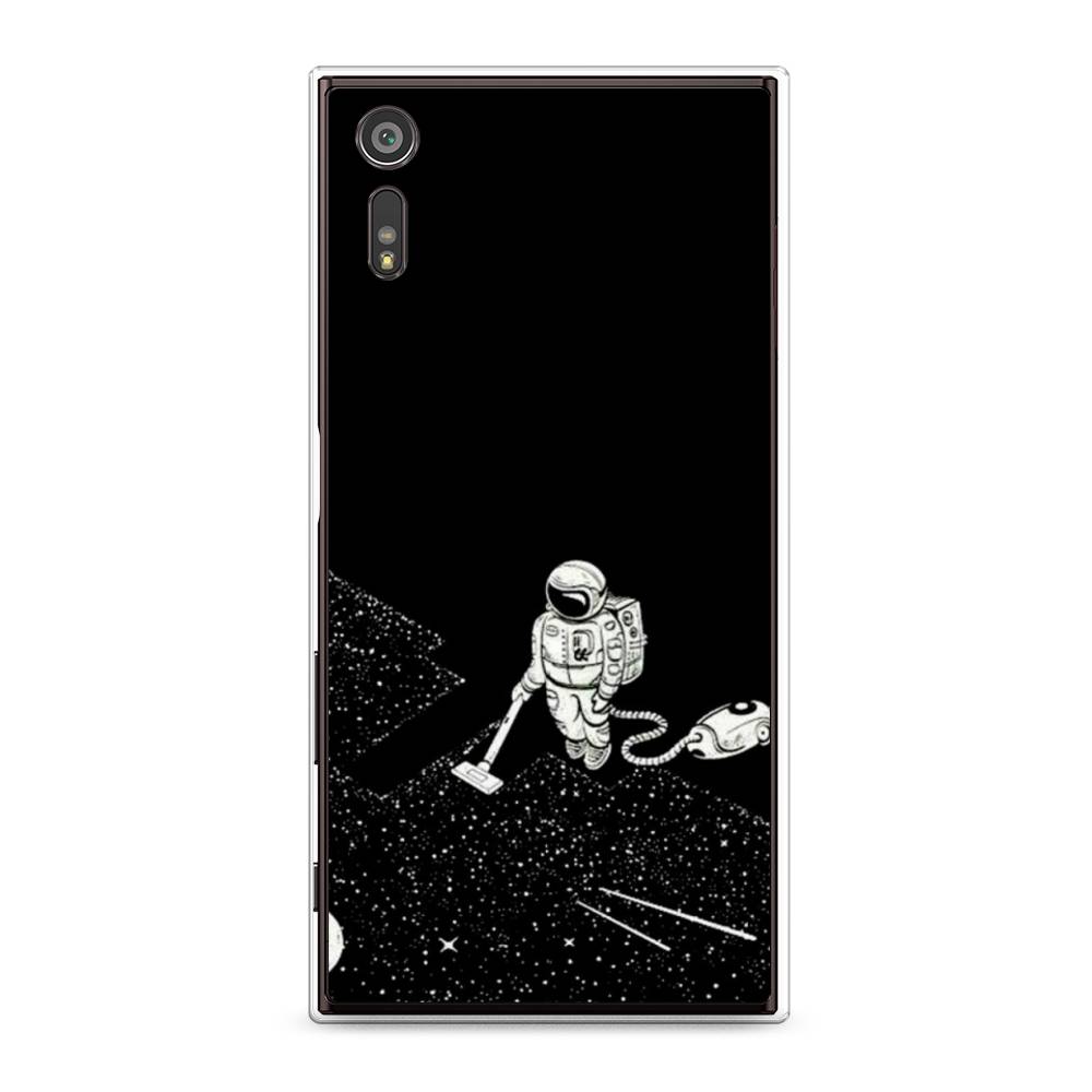

Чехол Awog на Sony Xperia XZ "Космонавт с пылесосом", Разноцветный, 51450-4