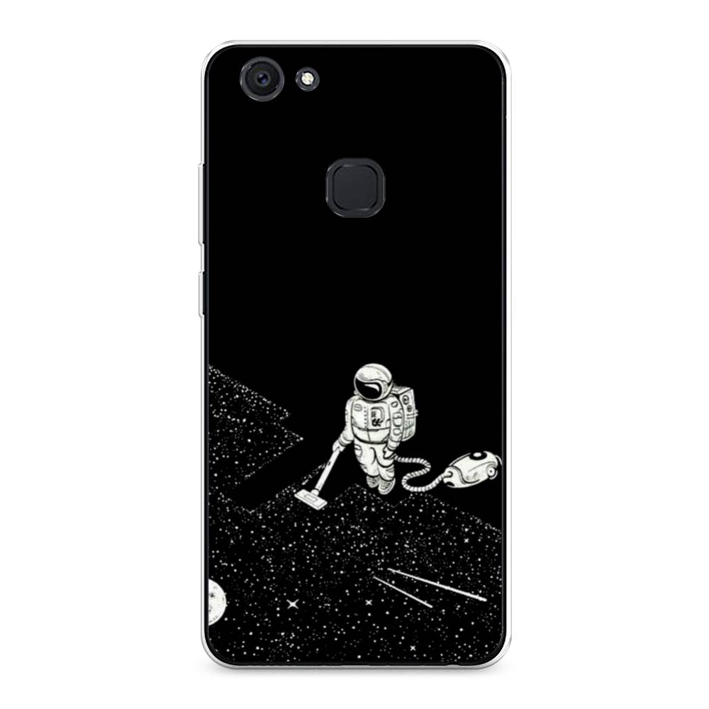 фото Чехол awog "космонавт с пылесосом" для vivo v7 plus