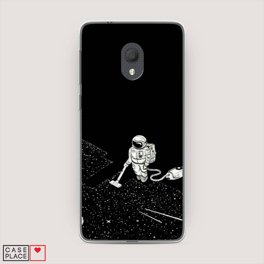 

Чехол Awog на Alcatel 1C 5003D (2019) / Алкатель 1C 5003D (2019) "Космонавт с пылесосом", 170650-4