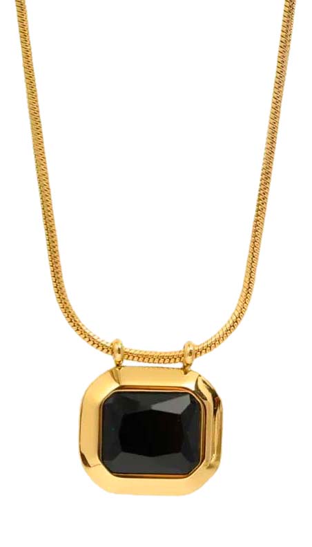 

Колье из латуни 40 см Nouvelle mode N-1021-01-A, фианит, N-1021-01-A