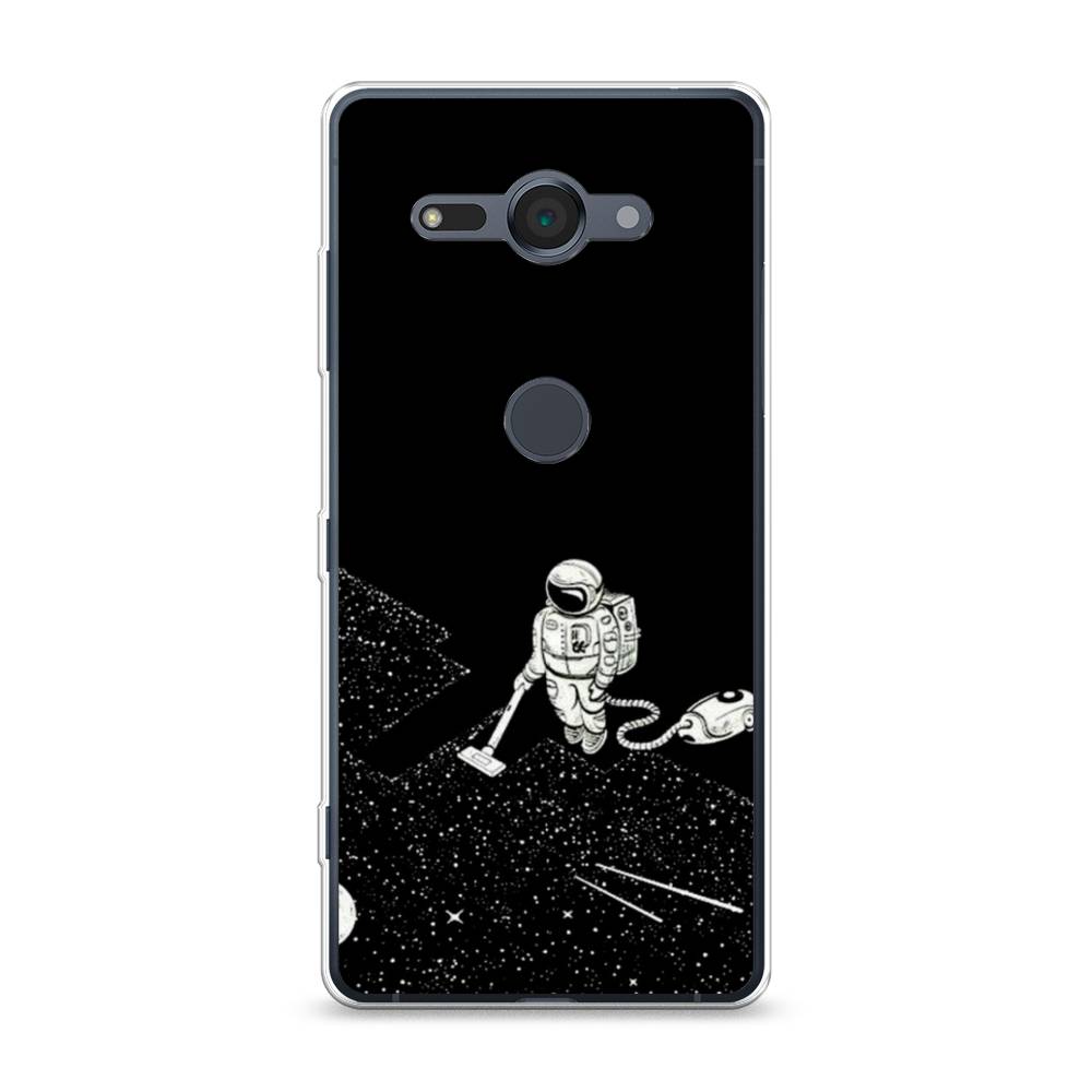 

Чехол Awog на Sony Xperia XZ2 compact "Космонавт с пылесосом", Разноцветный, 52950-4
