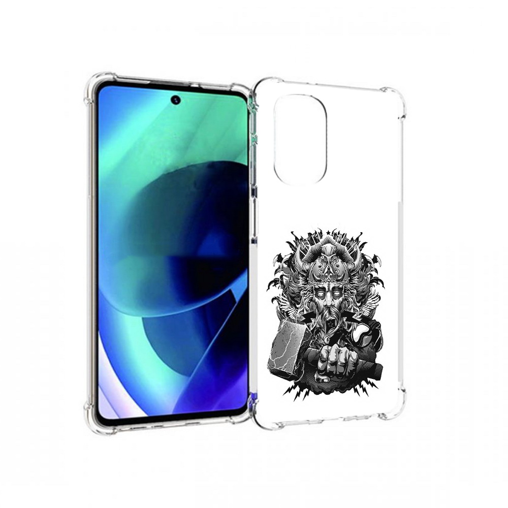 

Чехол MyPads Tocco для Motorola Moto G51 злой тор (PT227078.365.363), Прозрачный, Tocco