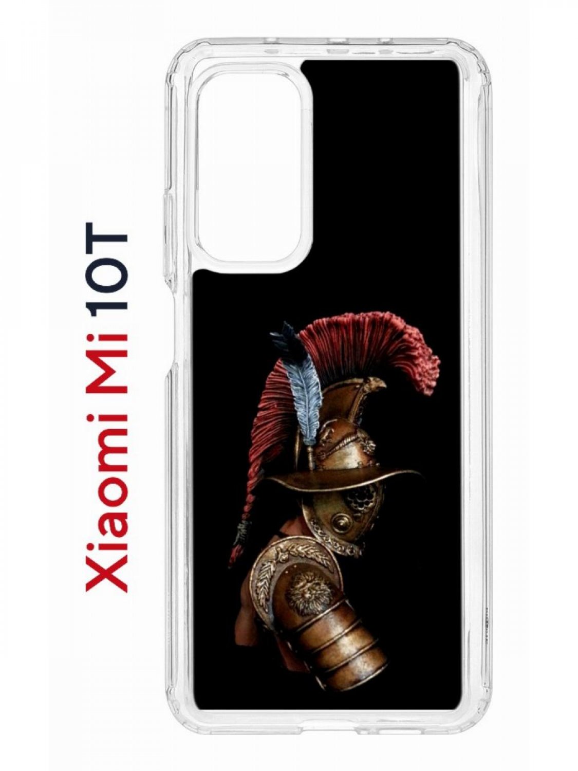 

Чехол на Xiaomi Mi 10T/Mi 10T Pro Kruche Print Гладиатор,противоударный бампер с принтом, Прозрачный;черный;коричневый;бордовый, Ксиоми Ми 10Т,Ми 10Т Про