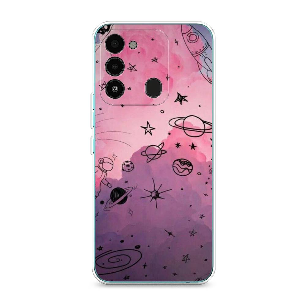 

Чехол Awog на Tecno Spark Go 2022/8С/9 "Радуга планет 3", Разноцветный, 301250-4
