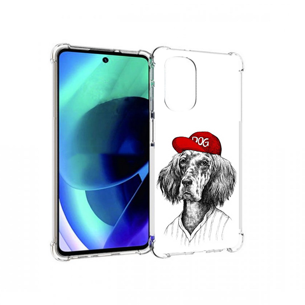 

Чехол MyPads Tocco для Motorola Moto G51 дог (PT227078.365.333), Прозрачный, Tocco