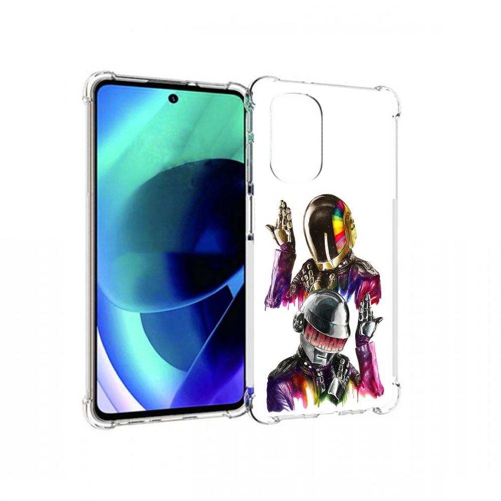 

Чехол MyPads Tocco для Motorola Moto G51 диско космонавты (PT227078.365.329), Прозрачный, Tocco