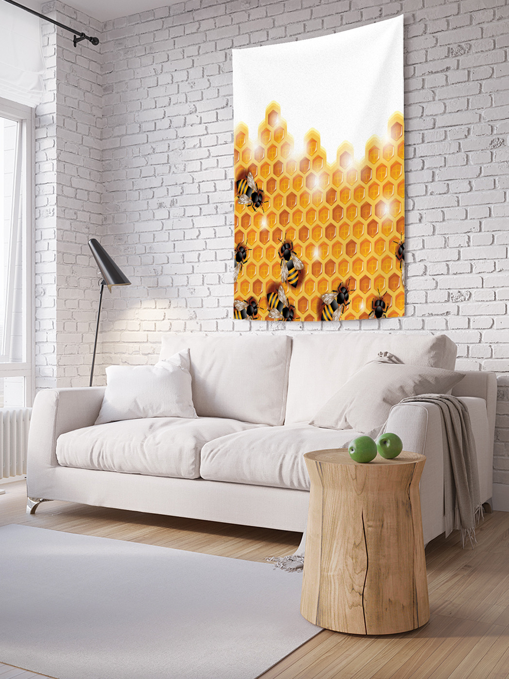 

Вертикальное фотопанно на стену JoyArty Пчелы на сотах 150x200 см, Пчелы на сотах
