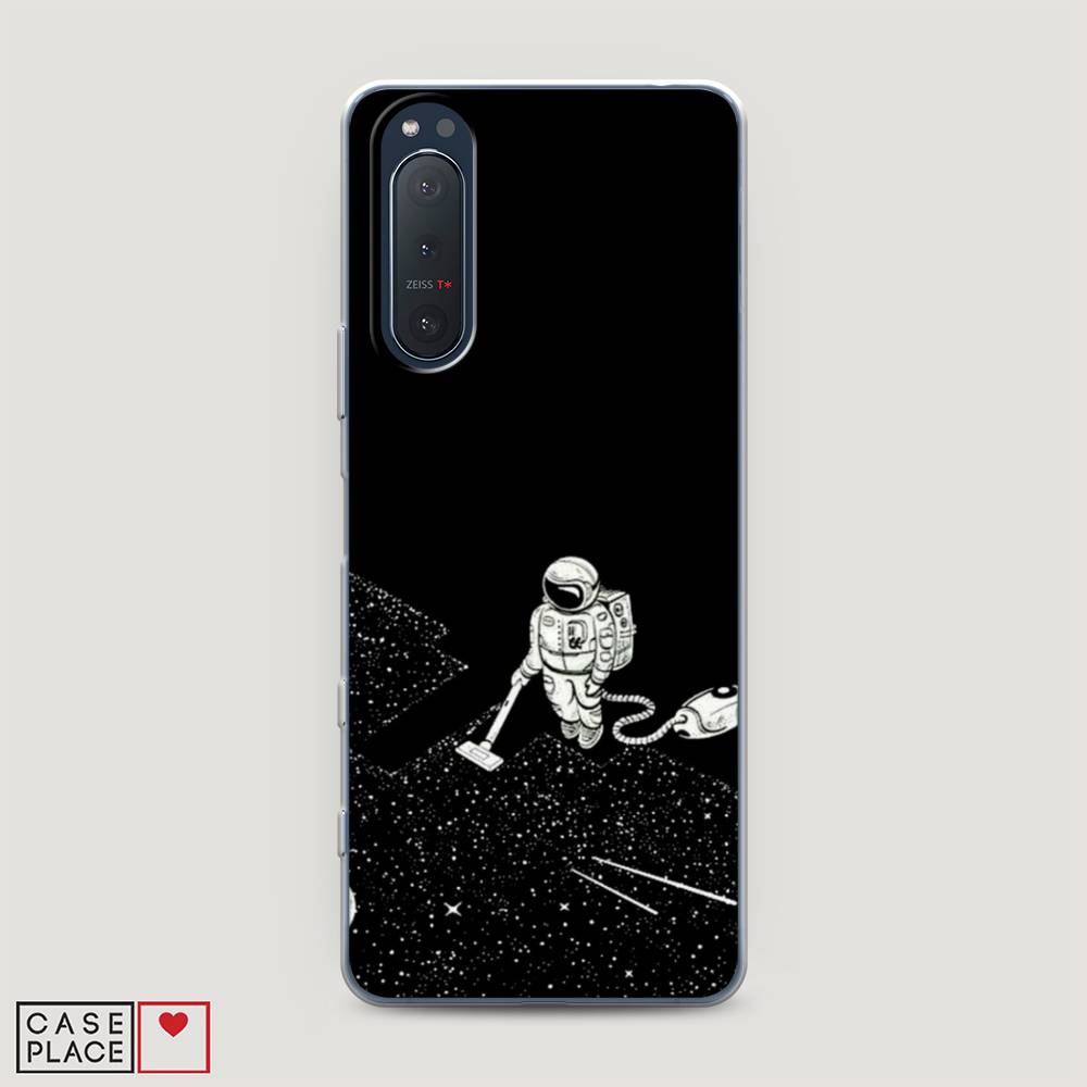 

Чехол Awog на Sony Xperia 5 II "Космонавт с пылесосом", Разноцветный, 54750-4