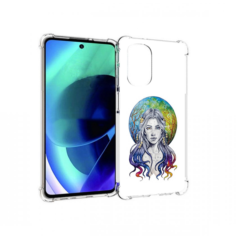 

Чехол MyPads Tocco для Motorola Moto G51 девушка с красивыми волосами (PT227078.365.313), Прозрачный, Tocco