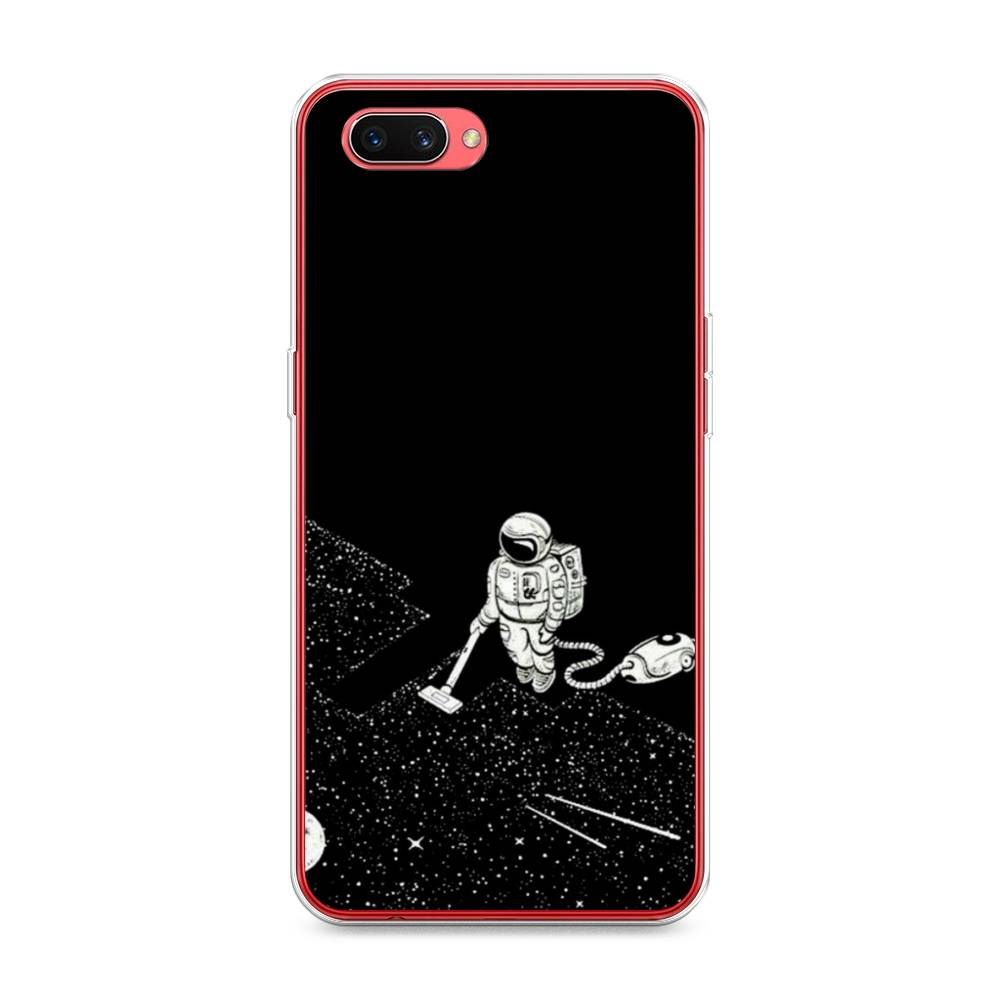 

Чехол Awog на Oppo A3s "Космонавт с пылесосом", Разноцветный, 250650-4