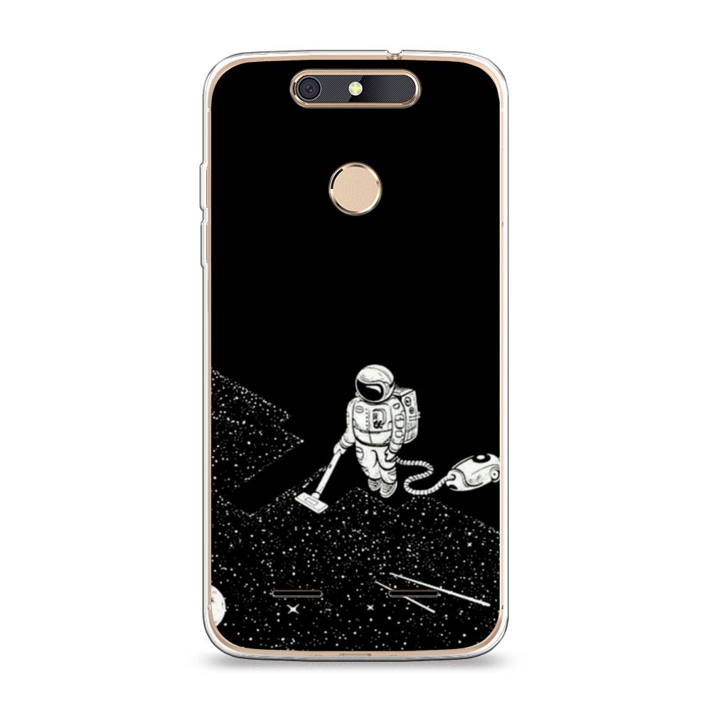 фото Чехол awog "космонавт с пылесосом" для zte blade v8 mini