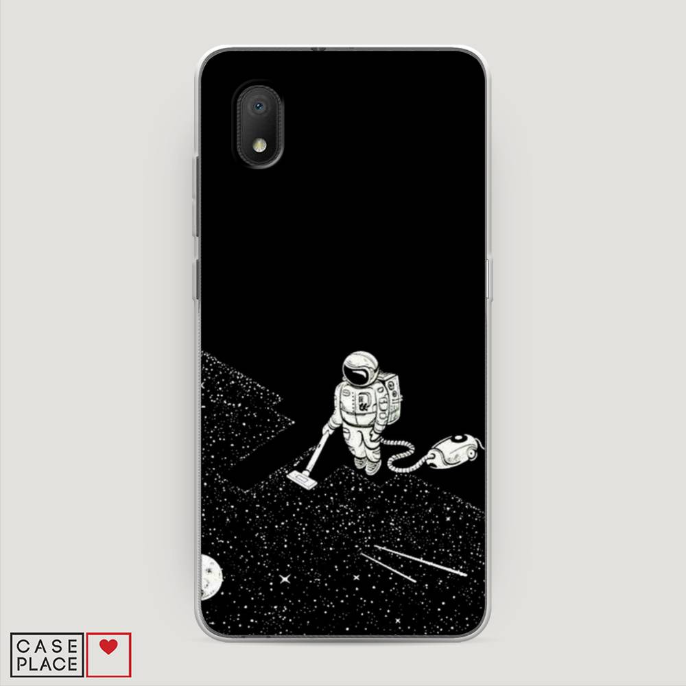 фото Чехол awog "космонавт с пылесосом" для alcatel 1a (2020) 5002f