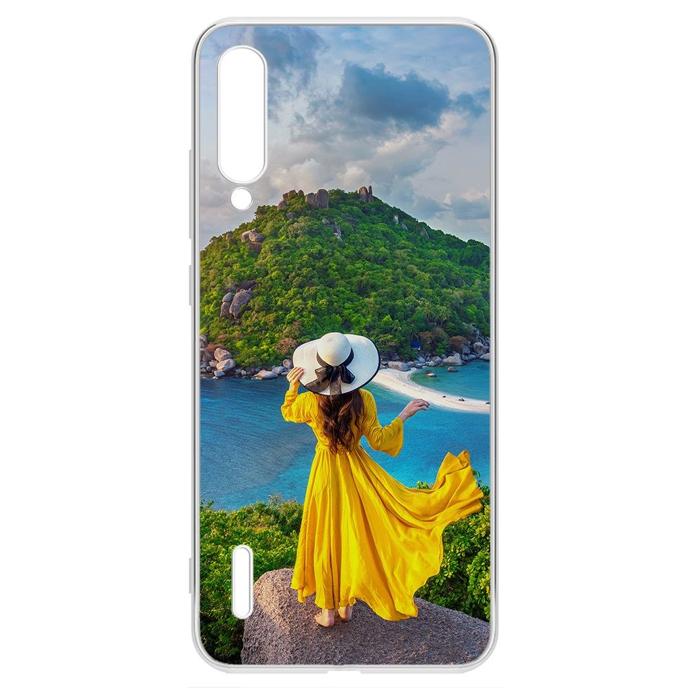 

Чехол-накладка Krutoff Clear Case Платье летнее женское для Xiaomi Mi 9 Lite
