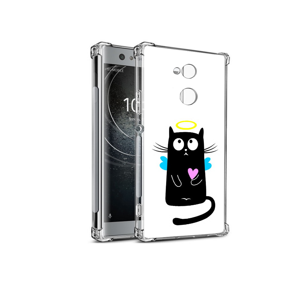 

Чехол MyPads Tocco для Sony Xperia XA2 Кот ангелок (PT99627.238.96), Прозрачный, Tocco