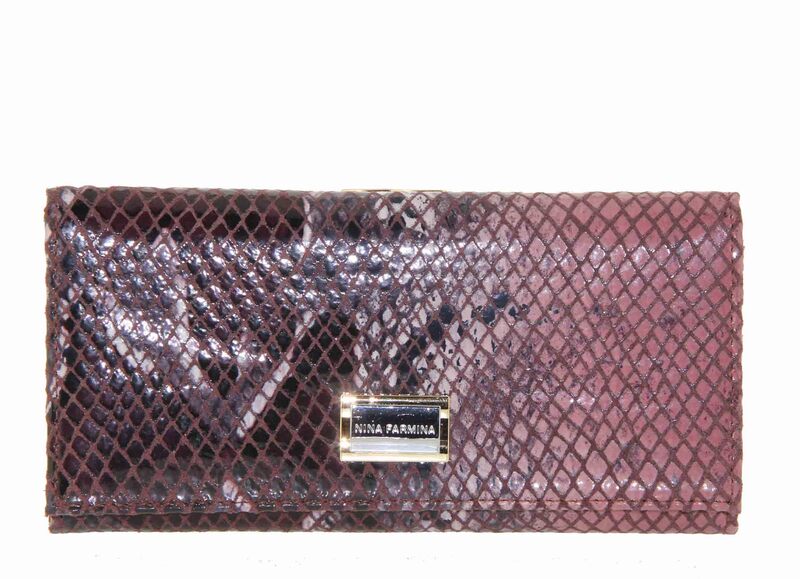 

Кошелек женский NINA FARMINA K 9287 комбинированный, Бордовый;розовый, K 9287