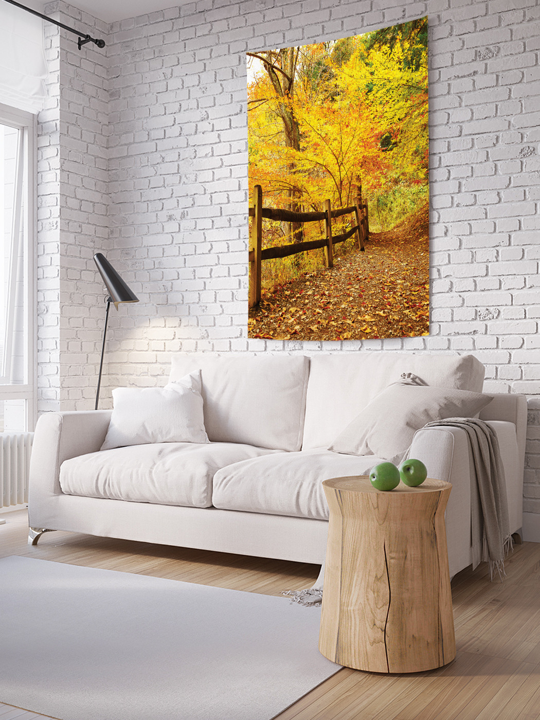 

Вертикальное фотопанно на стену JoyArty Осенняя дорожка 150x200 см, Осенняя дорожка