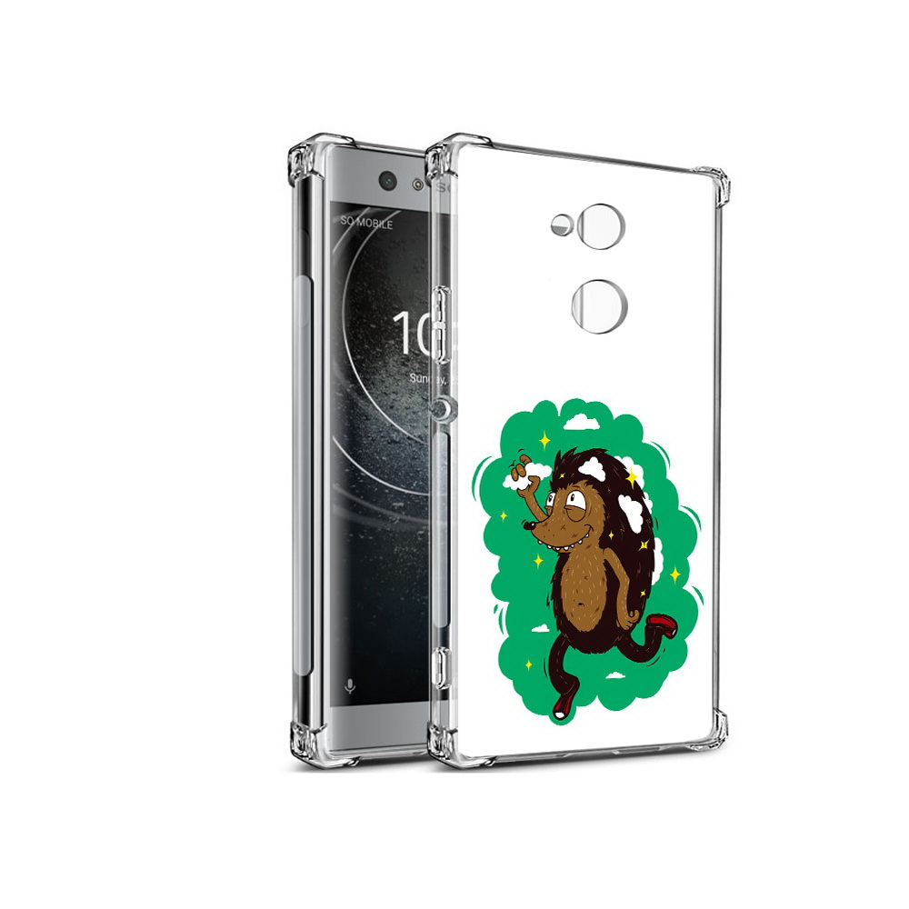 

Чехол MyPads Tocco для Sony Xperia XA2 Ежик в облаках (PT99627.238.77), Прозрачный, Tocco