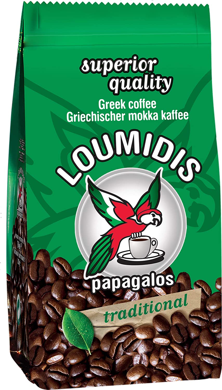 

Кофе натуральный молотый LOUMIDIS PAPAGALOS 490г